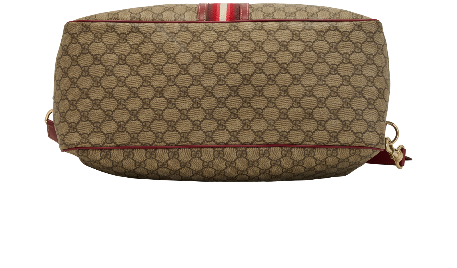 GG Weekender, &pound;850, Handbags, Beige/Red, Canvas, Top view